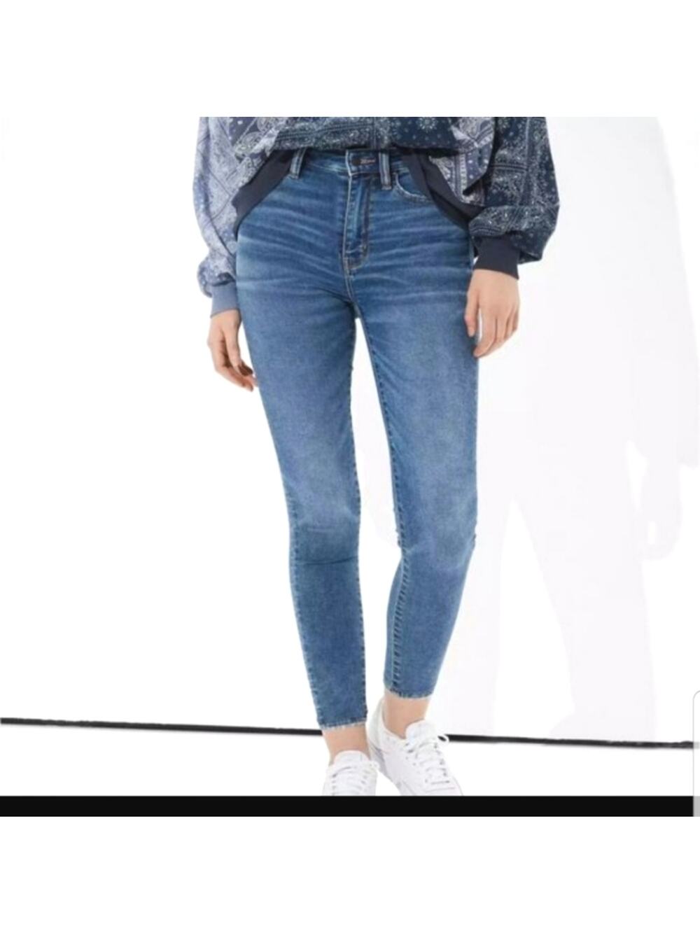 American Eagle Outfitters Super Hi-Rise Jeggings 4